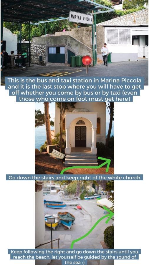 Capri Magic House On The Beach Buitenkant foto